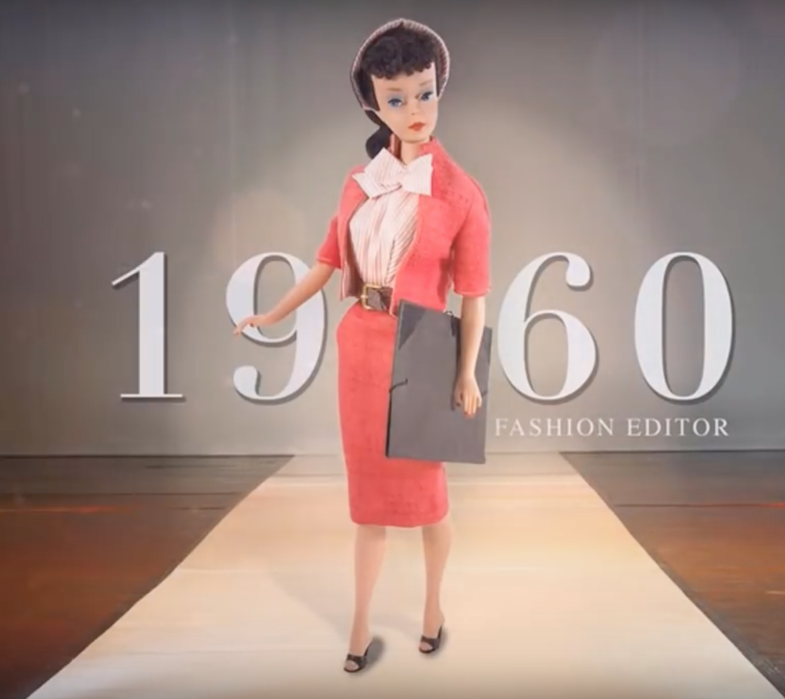 1960: Barbie becomes a fashion designer